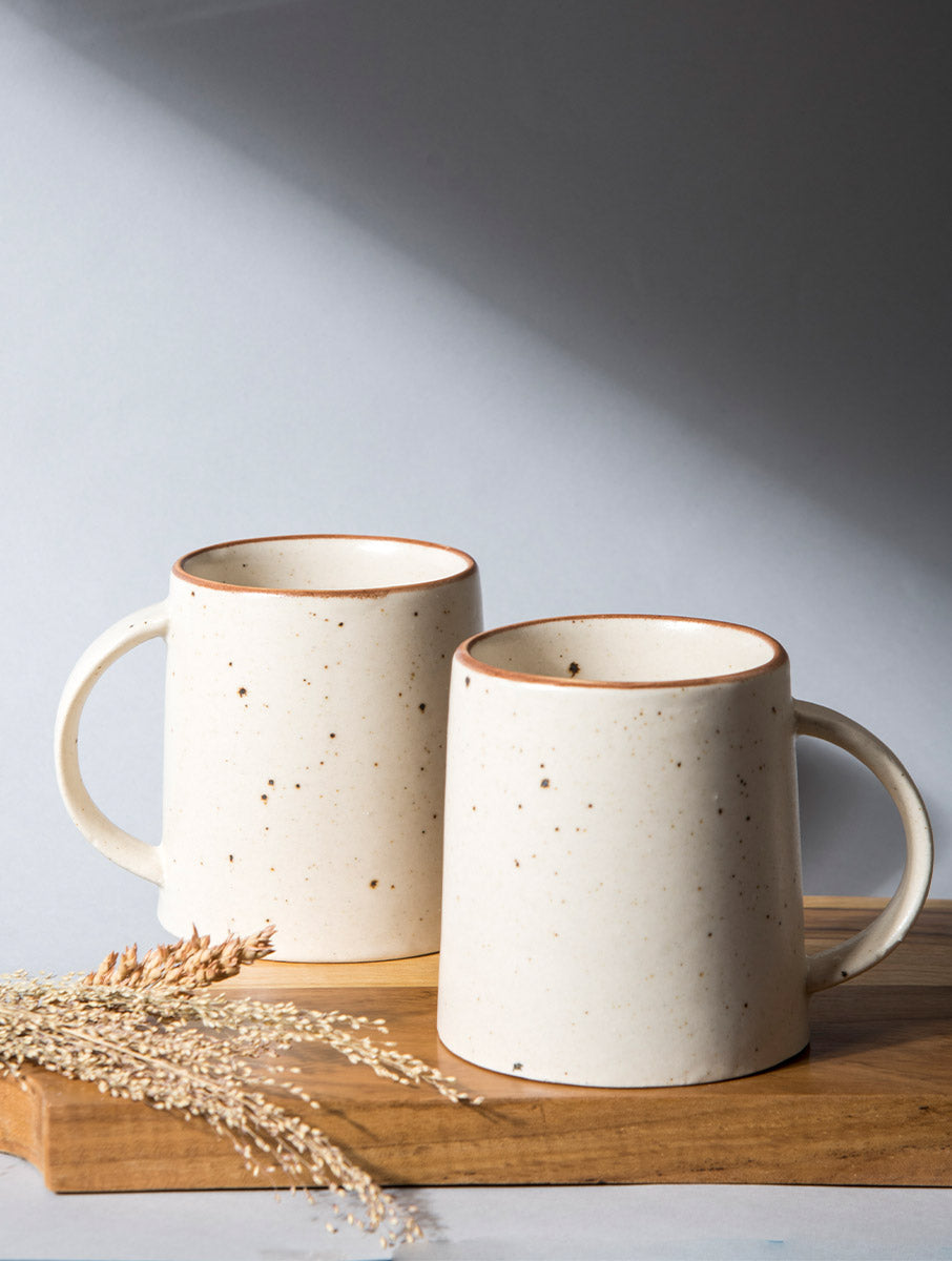 Rann Mug | Set of 4 | Off-white Plate Casa Amarosa