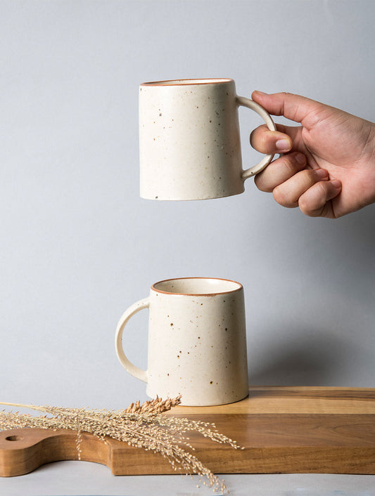 Rann Mug | Set of 4 | Off-white Plate Casa Amarosa