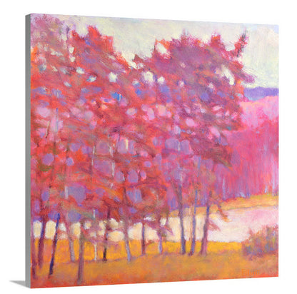 Red Borders | Limited Edition Canvas Print by Ken Elliott