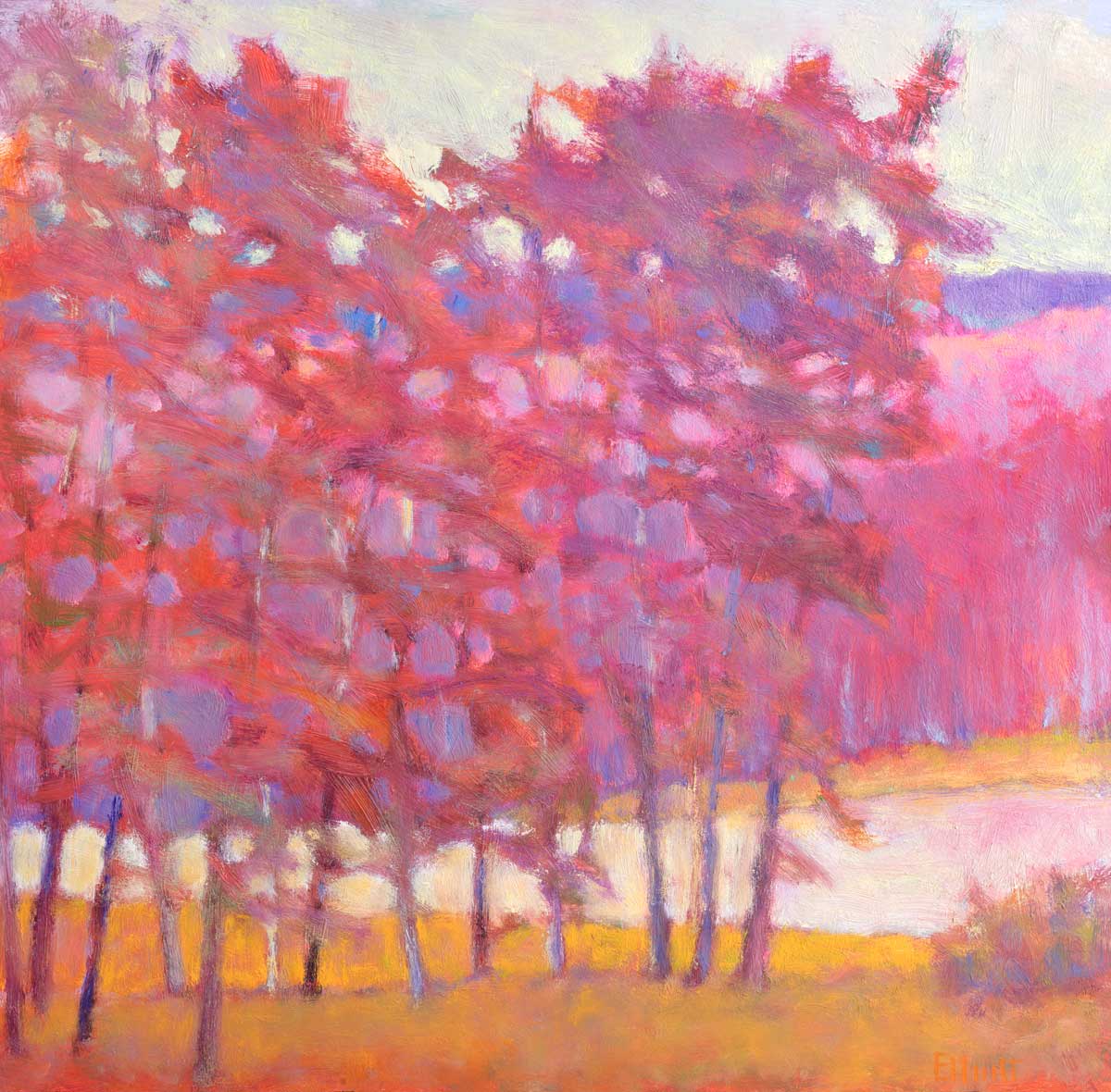 Red Borders | Limited Edition Canvas Print by Ken Elliott