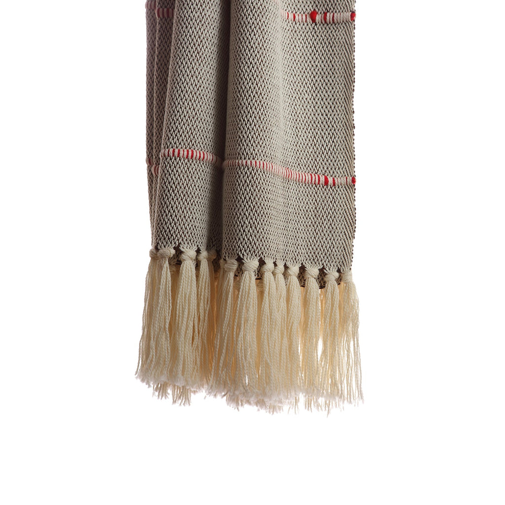 Striped Melange Throw