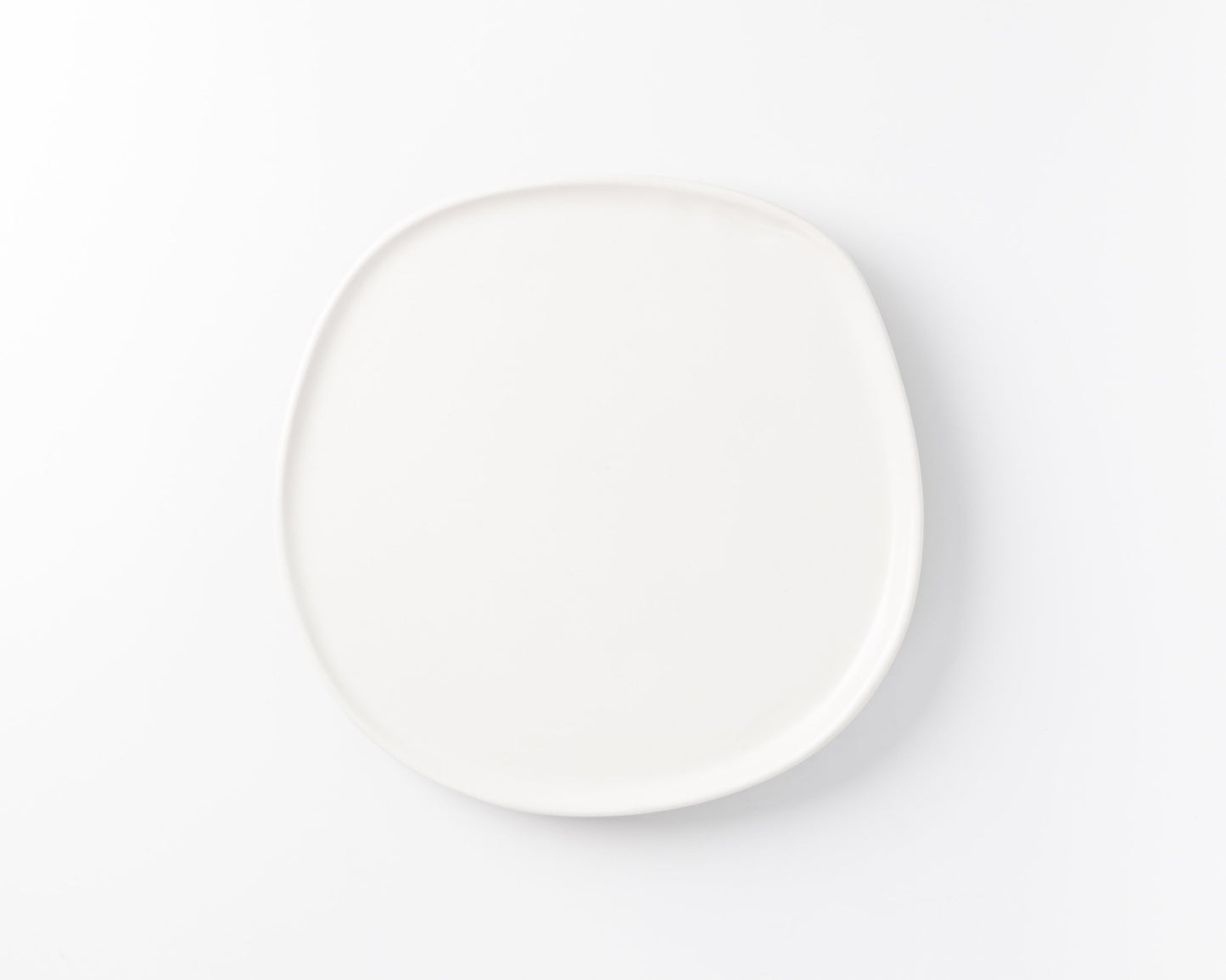 Ripple Dinner Plate Plates Haand Matte White Individual