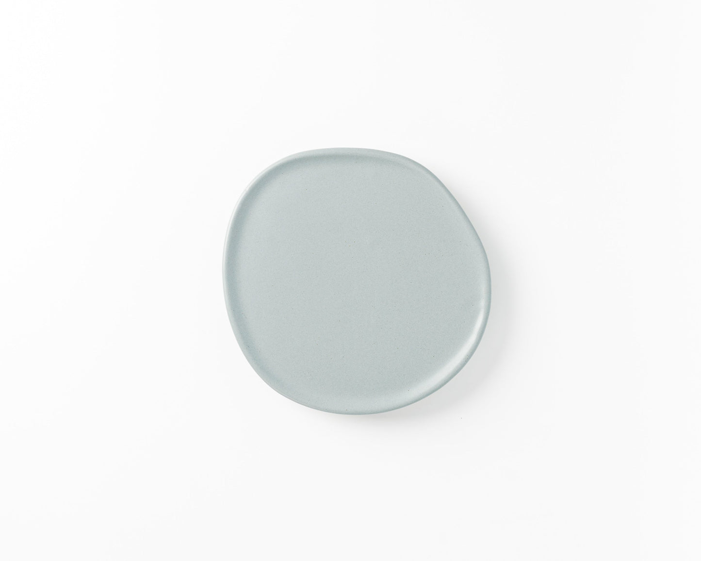 Ripple Salad Plate Plates Haand Matte Grey Individual