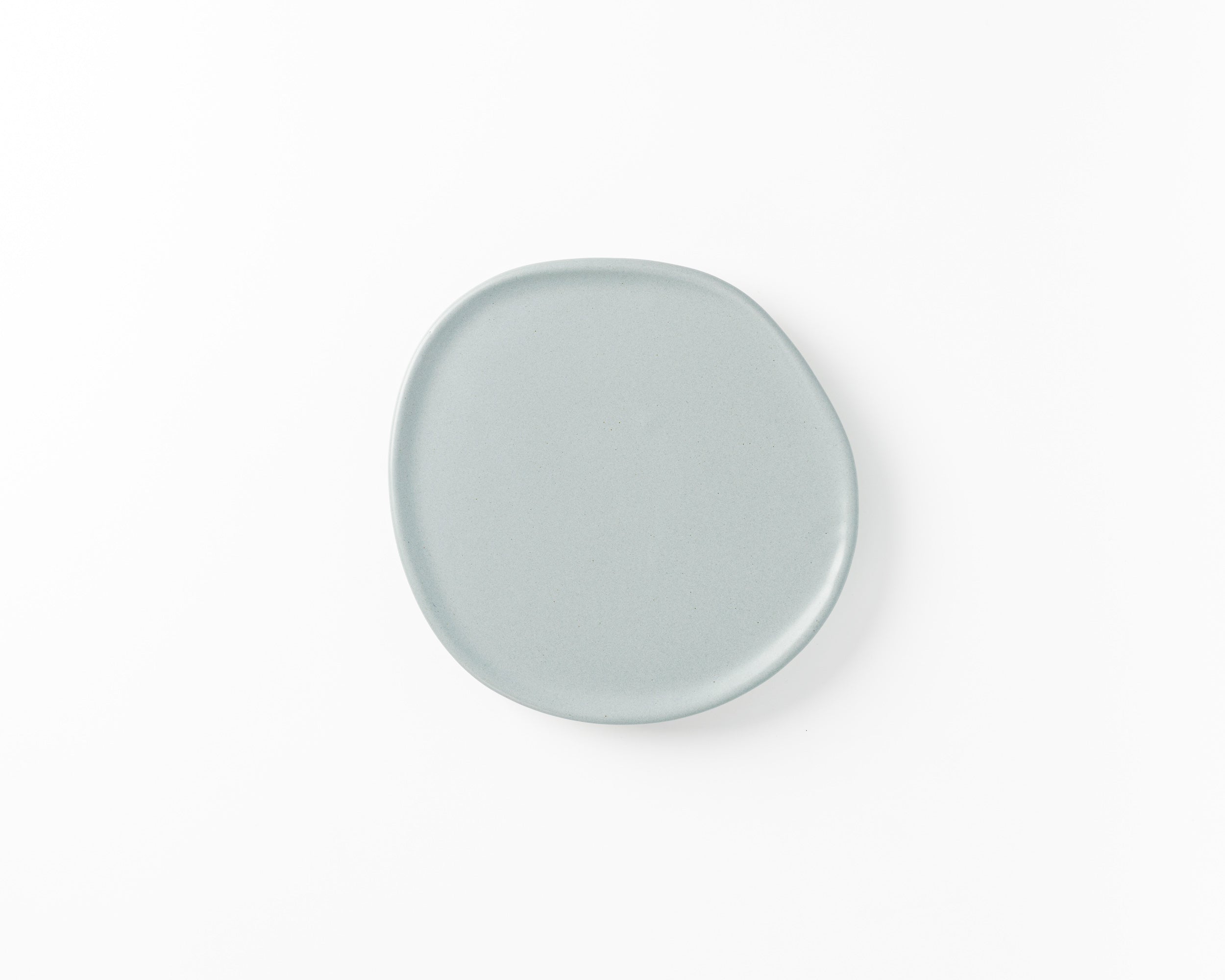 Ripple Salad Plate Plates Haand Matte Grey Individual