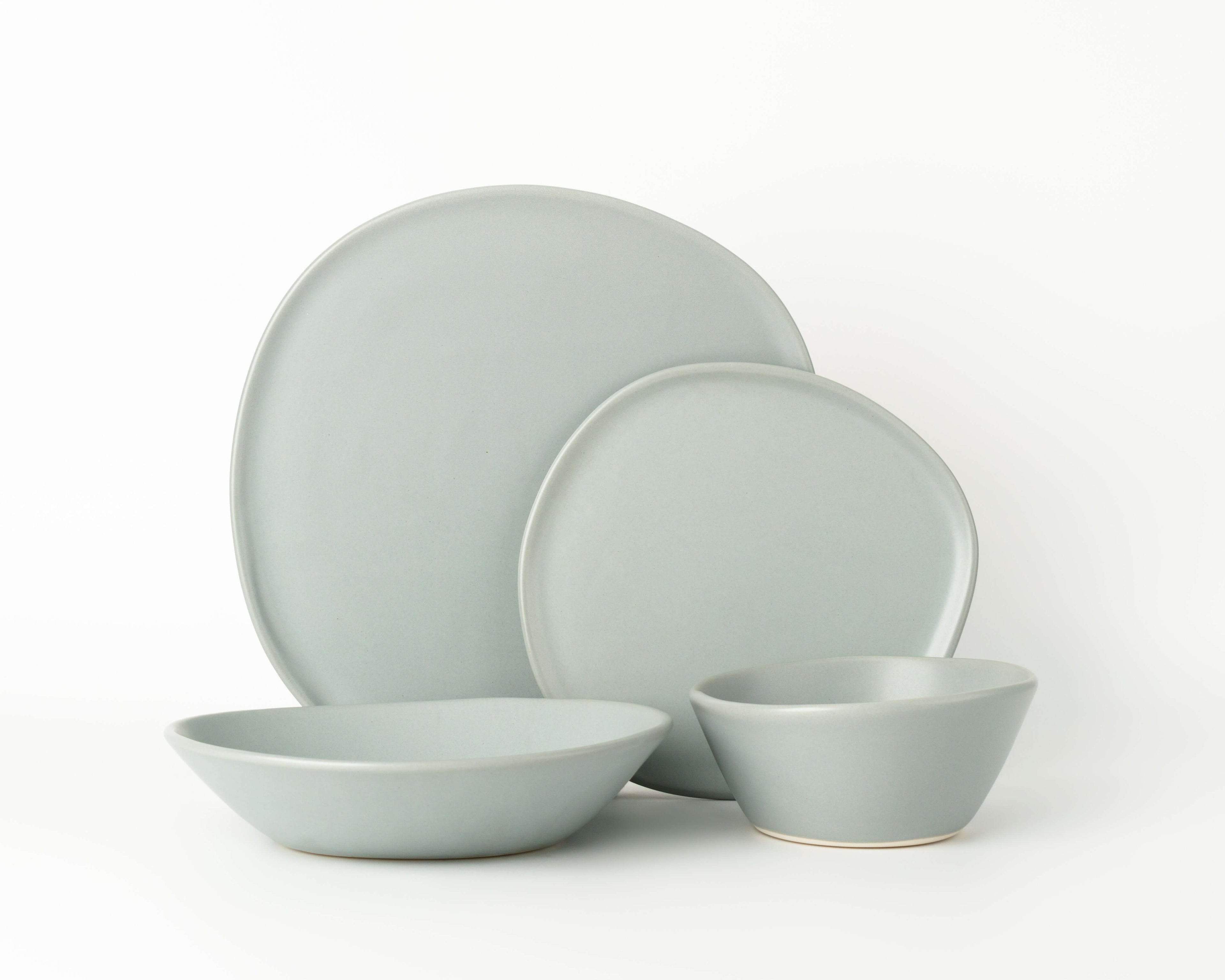 4 Piece Ripple Dinner Setting