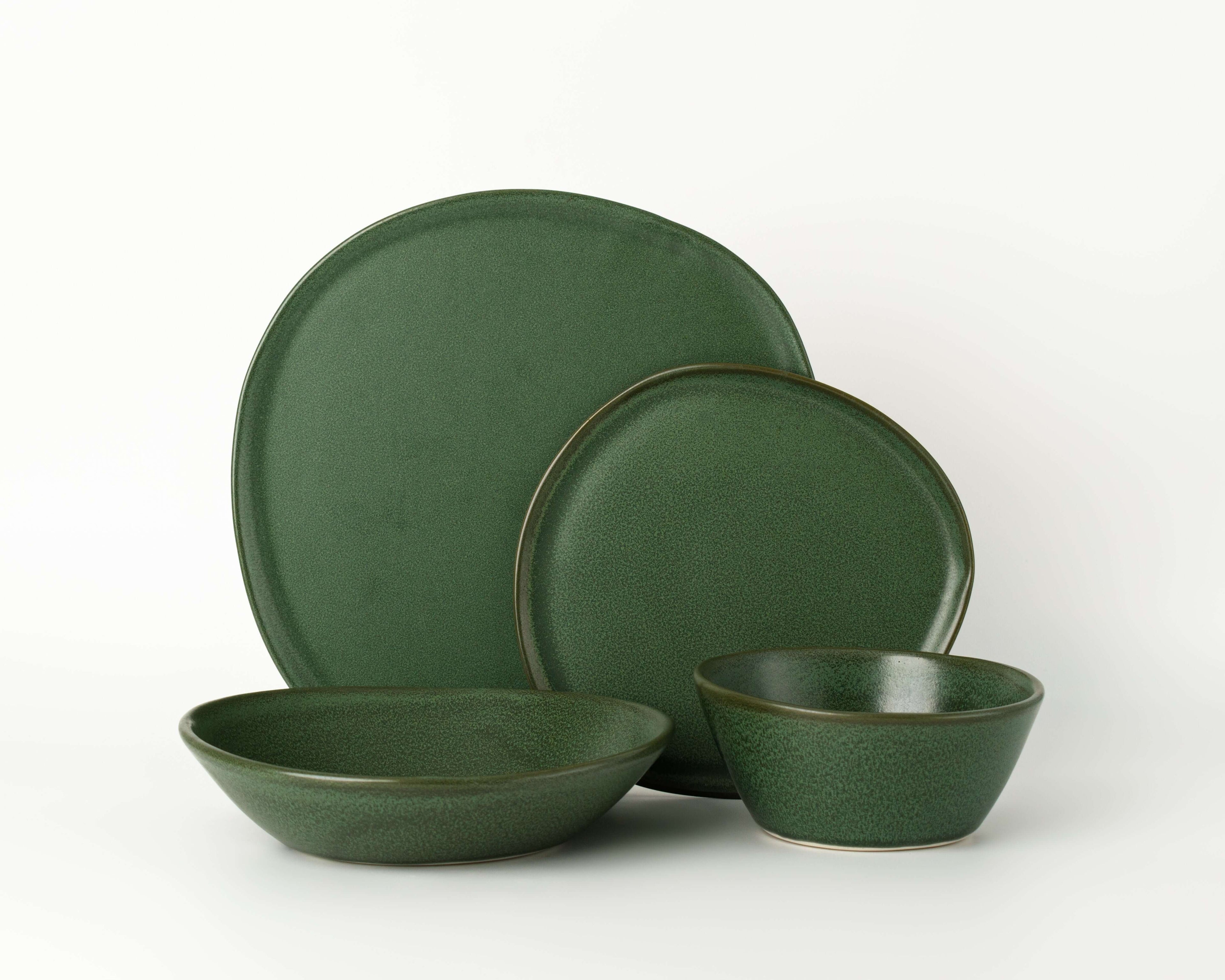 4 Piece Ripple Dinner Setting