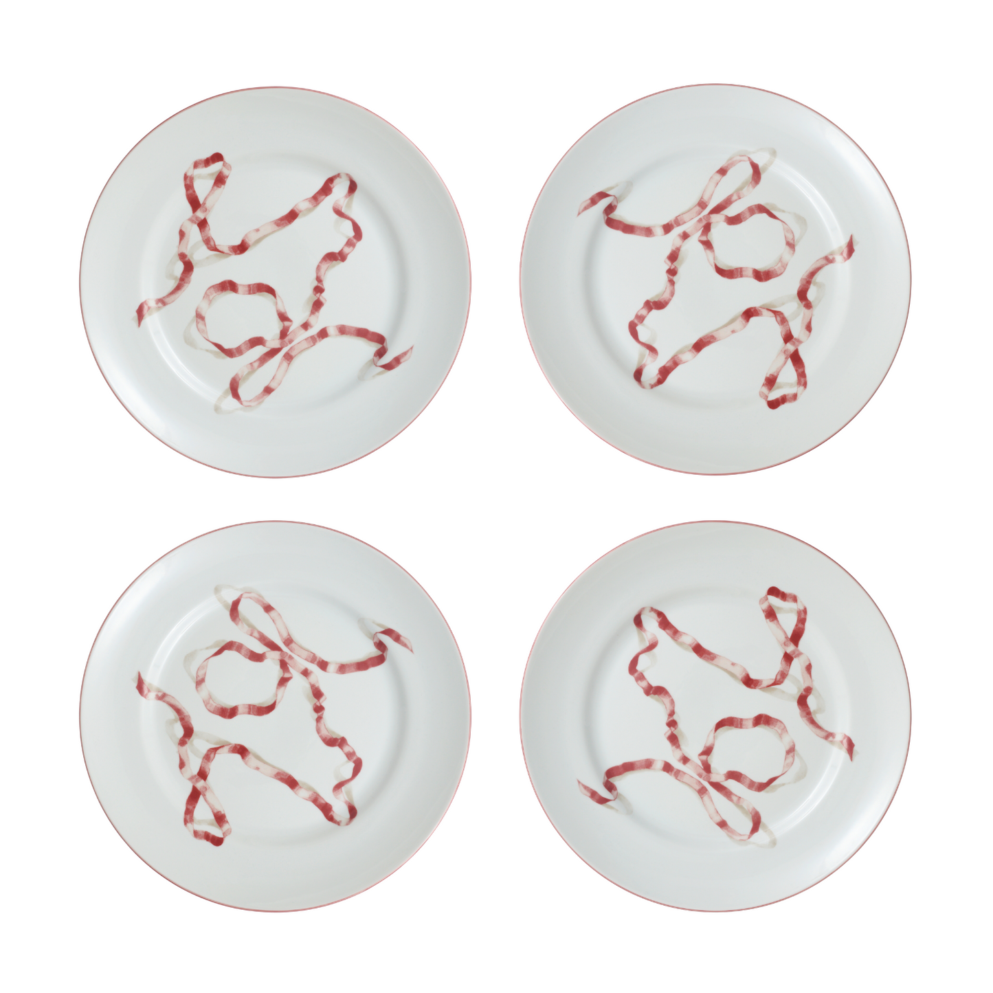 Ribbon Dinner Plates