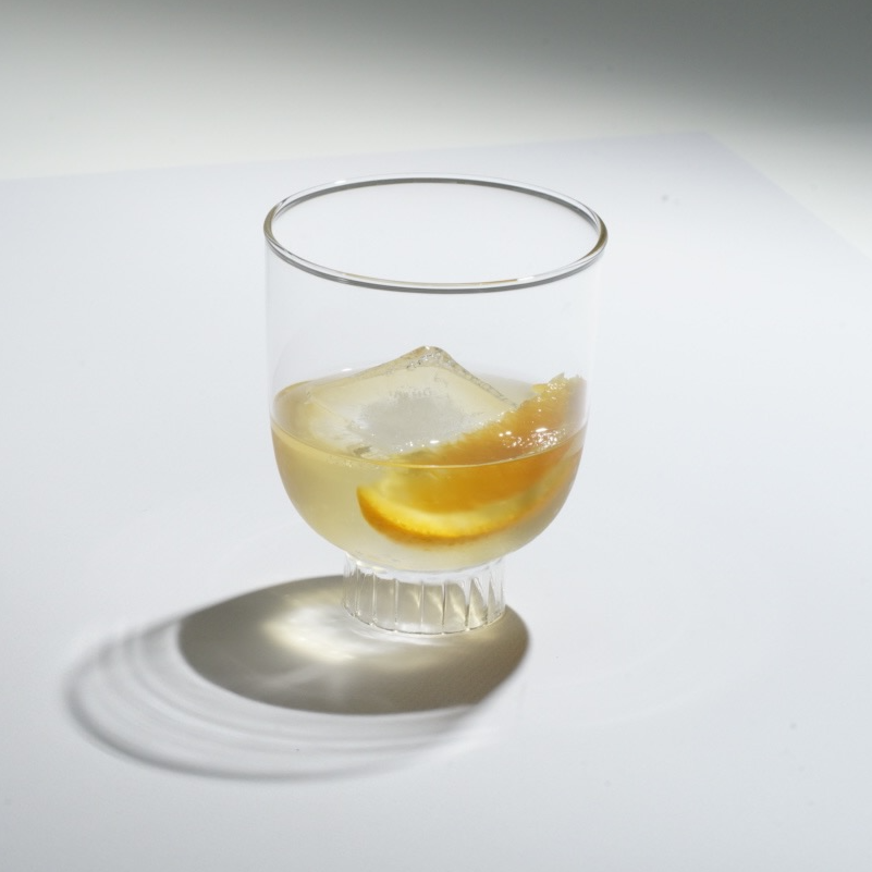 Curved Goblet Cocktail Glasses