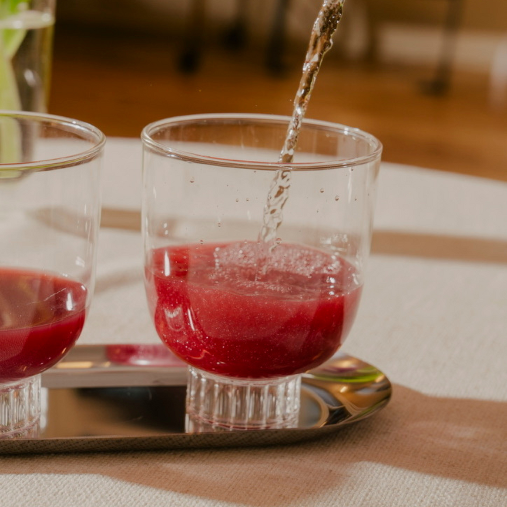 Curved Goblet Cocktail Glasses
