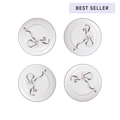 Ribbon Dessert Plates