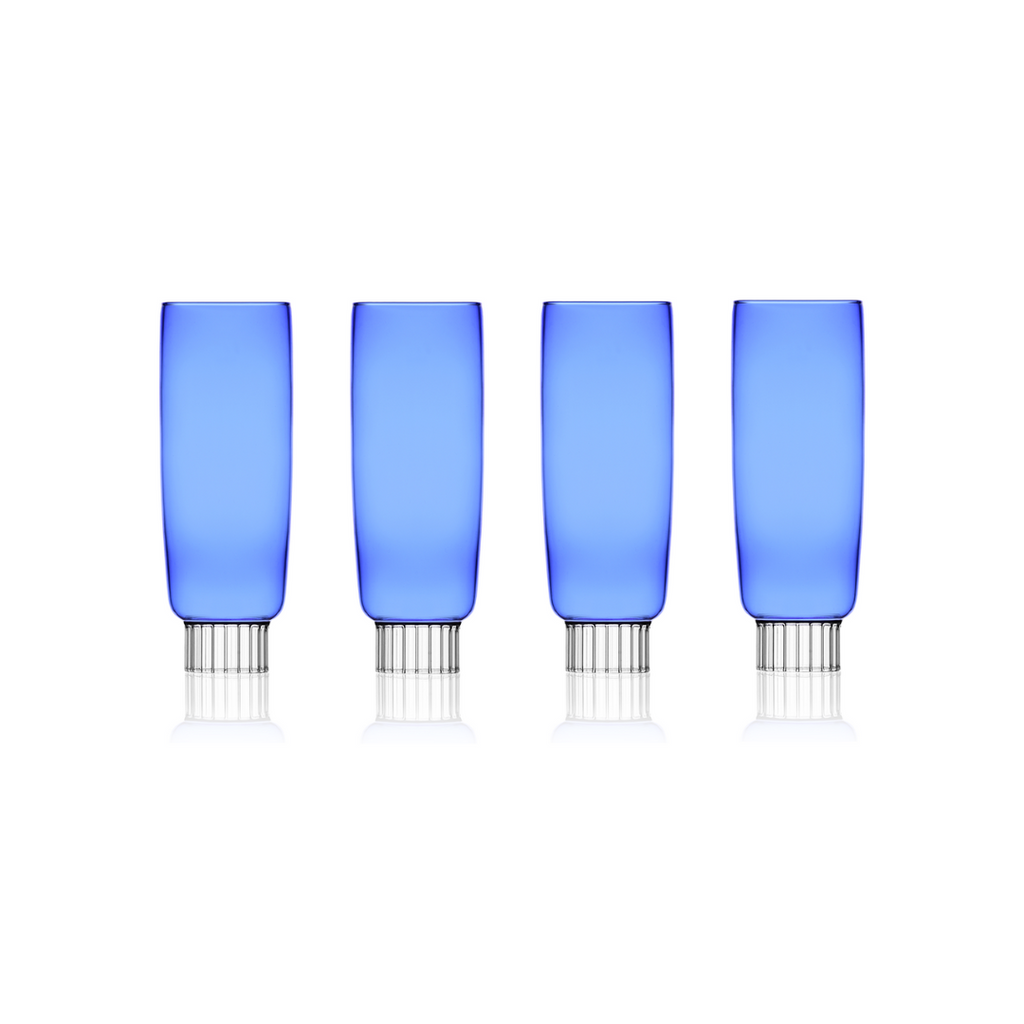 Curved Champagne Flutes