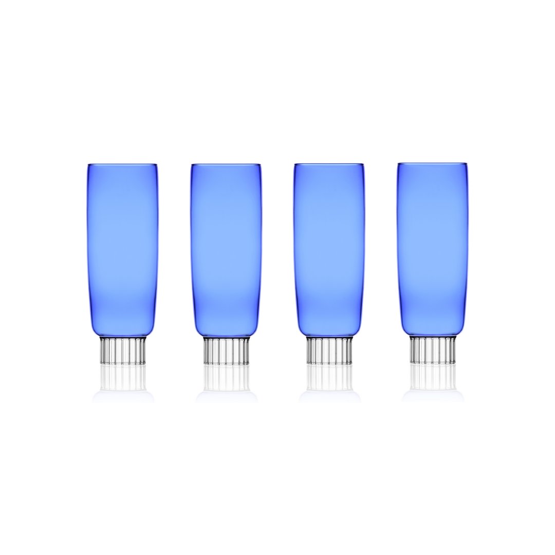 Curved Champagne Flutes