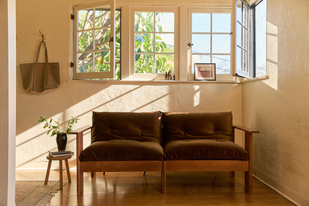 The Bacana Loveseat in Upcycled Poly