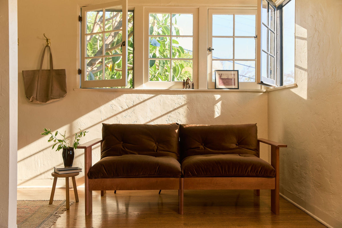 The Bacana Loveseat in Upcycled Poly