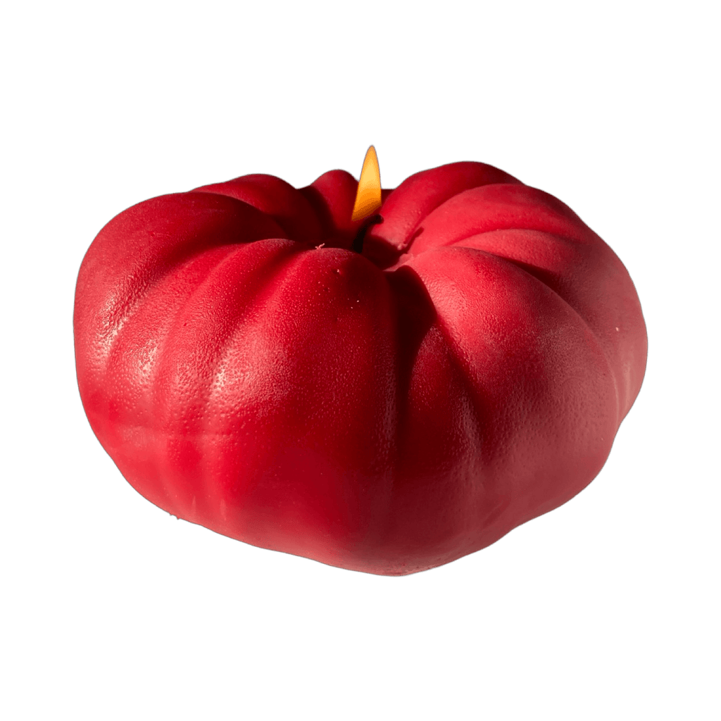 Jumbo Heirloom Tomato Candle | Red Soy Wax Farmers Markets Scandles