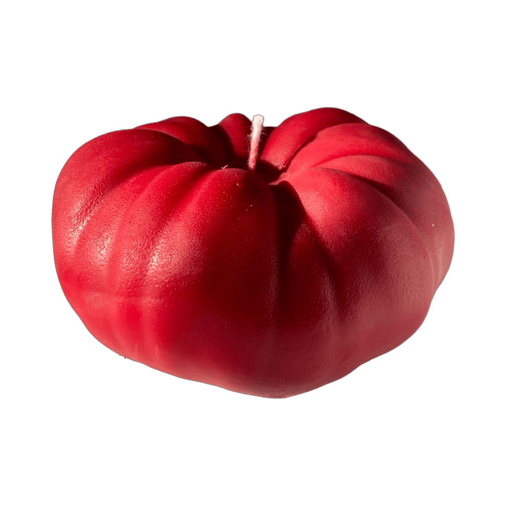 Jumbo Heirloom Tomato Candle | Red Soy Wax Farmers Markets Scandles