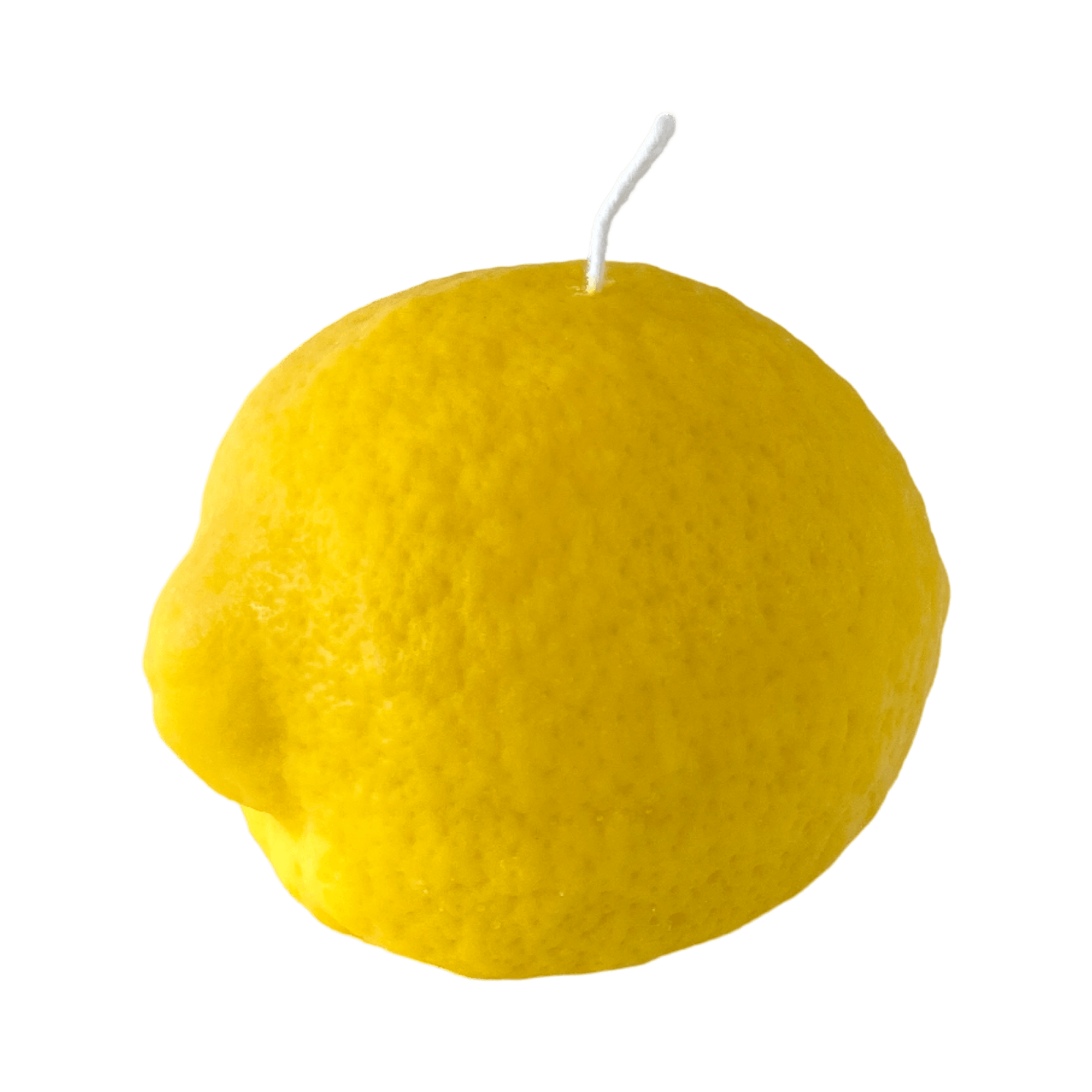 Large Lemon Candle - artisan crafted decor, a handmade delight to brighten your home!