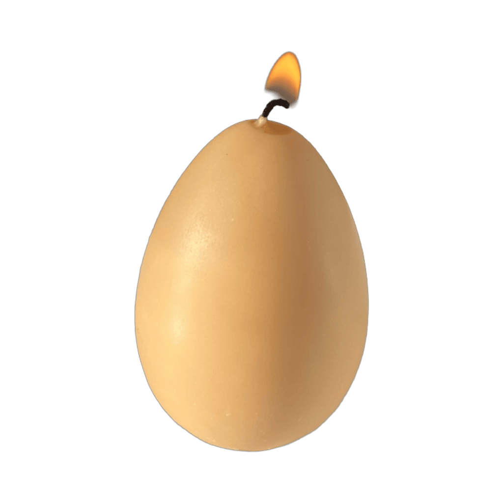 Egg Candle Set of 6 | Cinnamon & Vanilla Farmers Markets Scandles