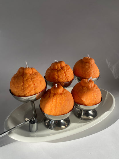 Large Dekopon Orange Candle | Hand-Poured Soy Wax Farmers Markets Scandles