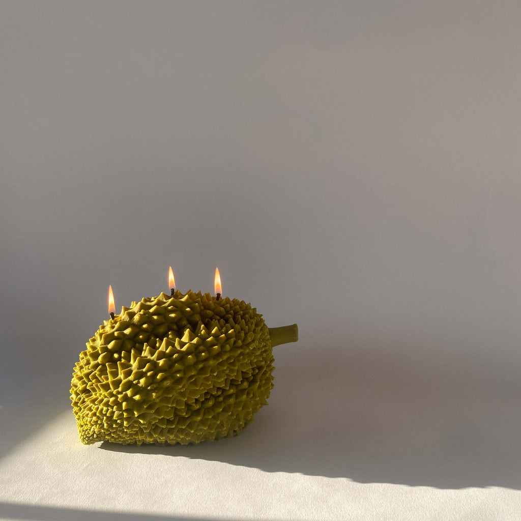 Durian Candle | Large Hand-Poured Soy Wax Farmers Markets Scandles