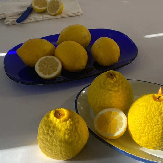 Large Ponderosa Lemon Candle | Hand-Poured Soy Wax Farmers Markets Scandles