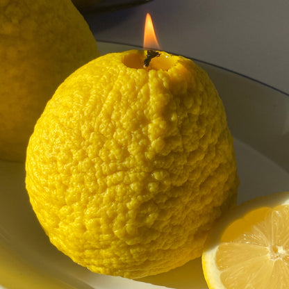 Large Ponderosa Lemon Candle | Hand-Poured Soy Wax Farmers Markets Scandles
