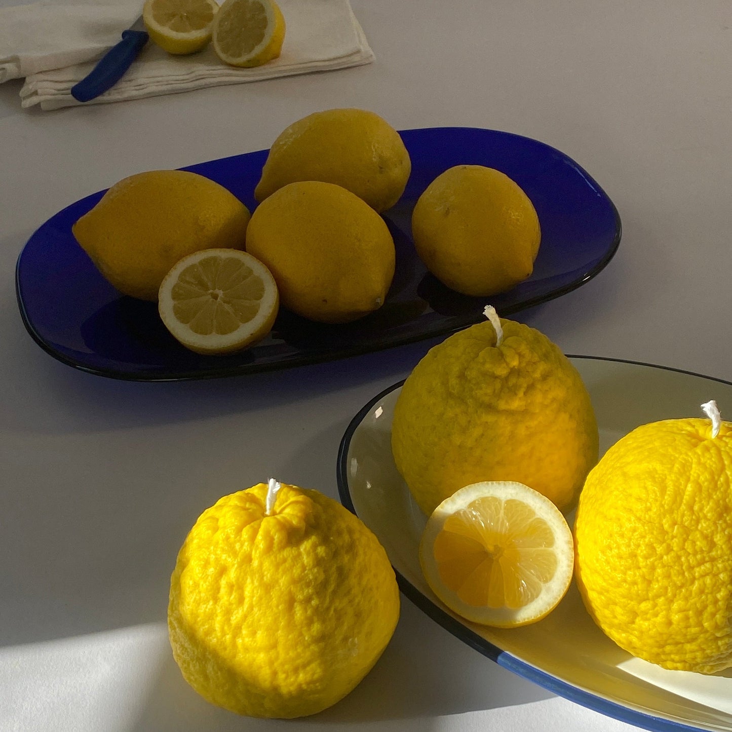 Large Ponderosa Lemon Candle | Hand-Poured Soy Wax Farmers Markets Scandles