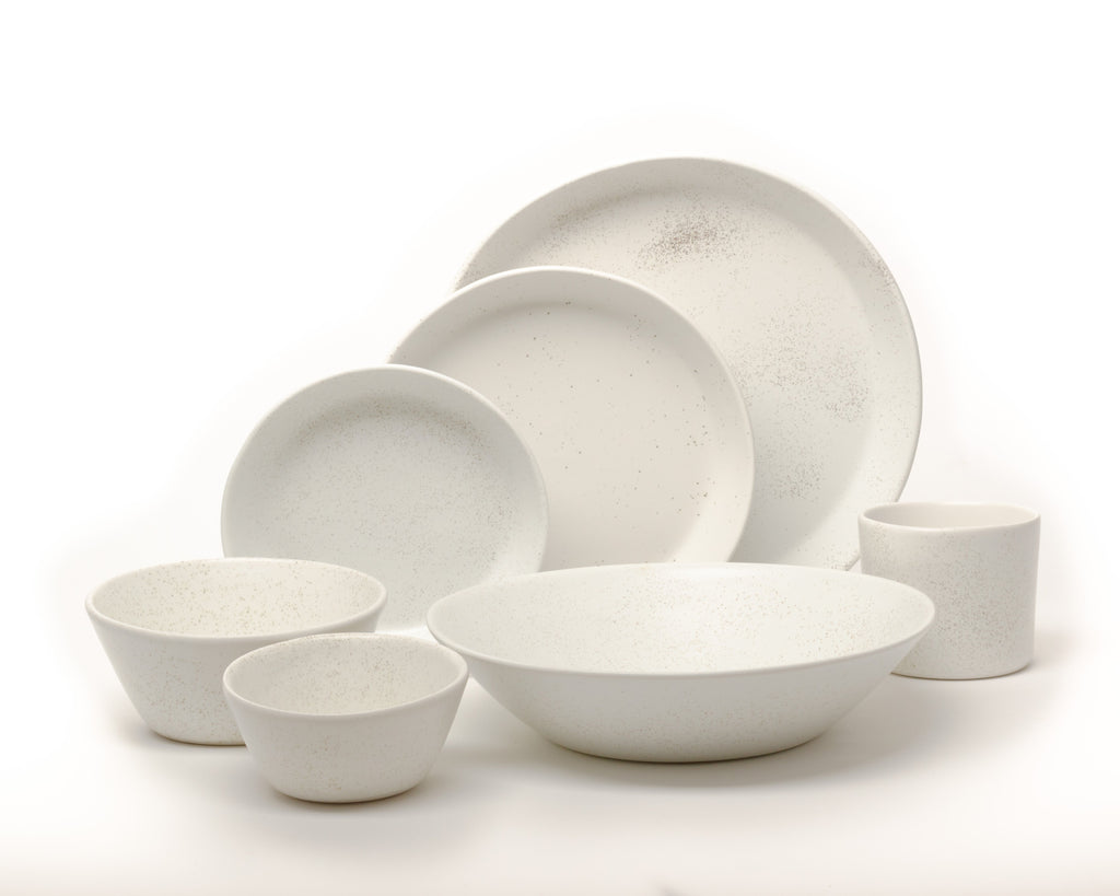 7 Piece Skali Coupe Dinner Setting Set Haand Birch
