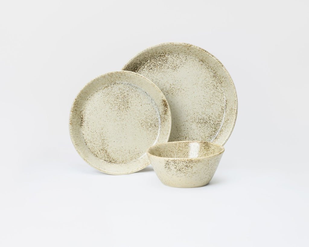 3 Piece Skali Coupe Dinner Setting