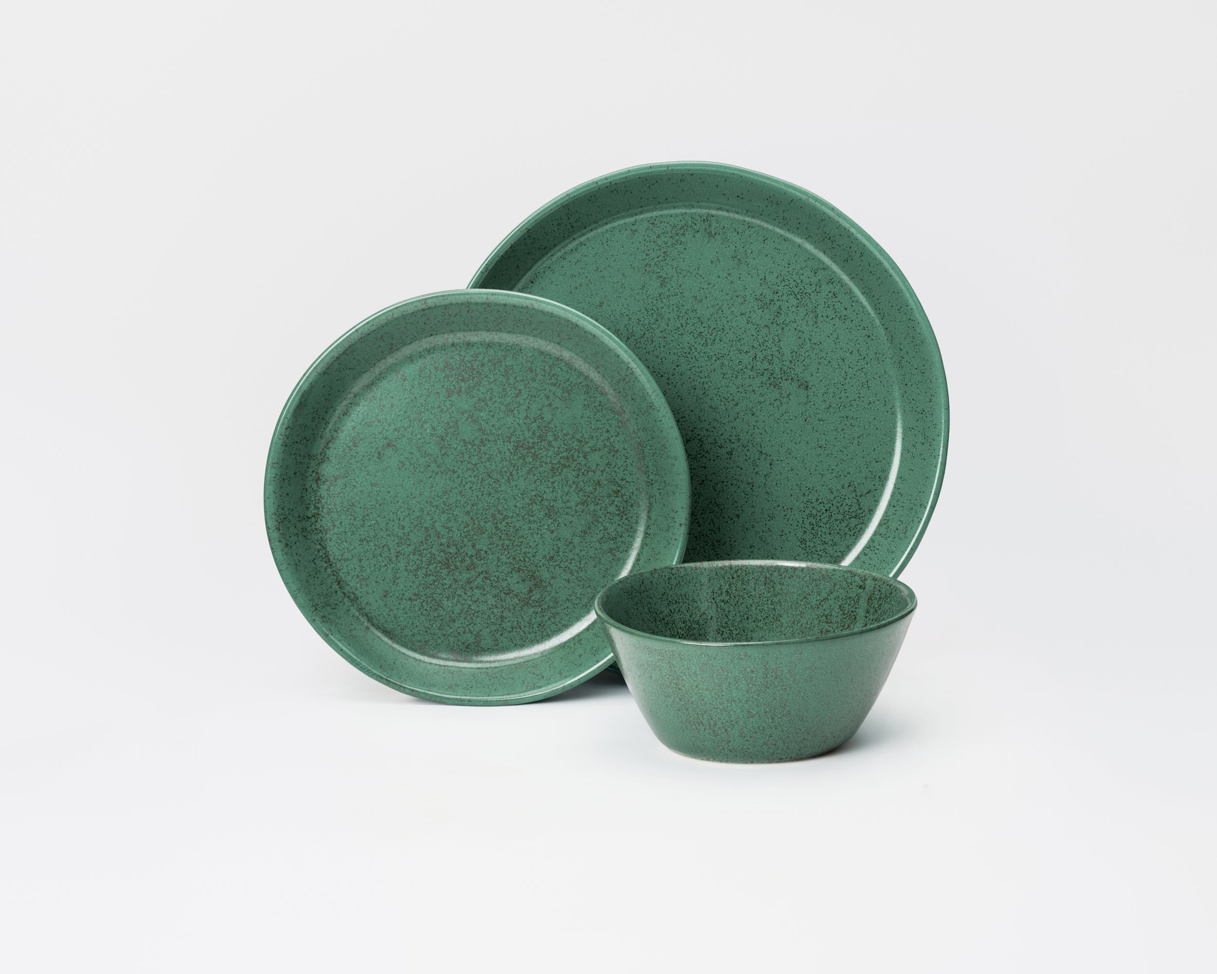3 Piece Skali Coupe Dinner Setting