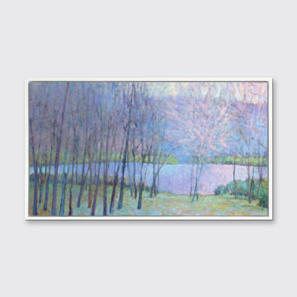 Soft Light on the Pond | Open Edition Canvas Print