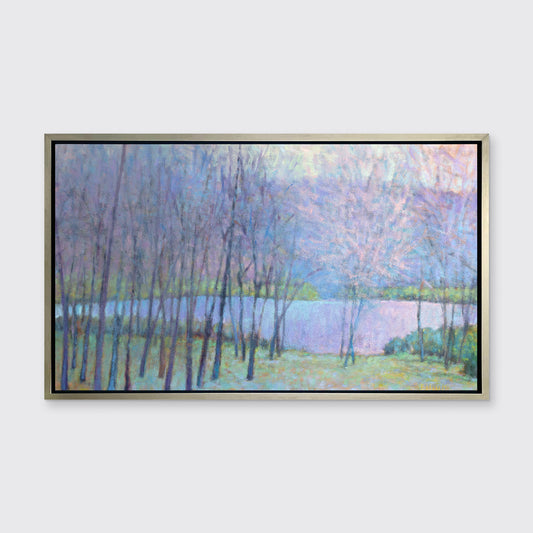 Soft Light on the Pond | Open Edition Canvas Print