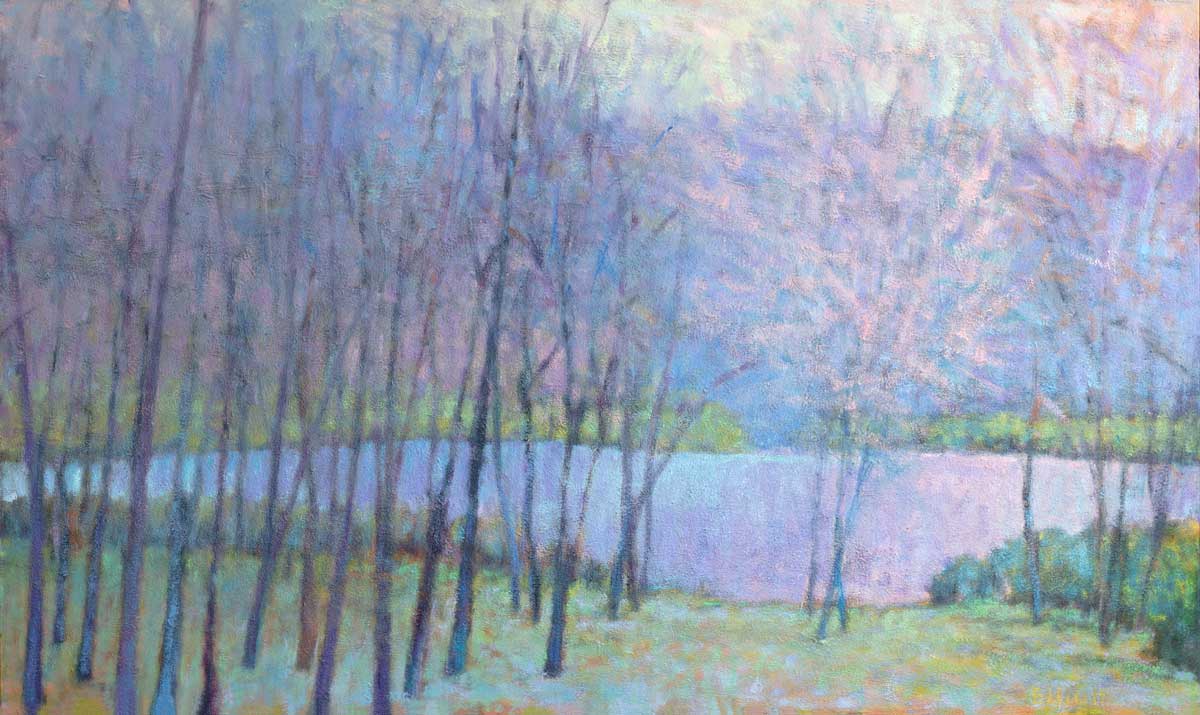 Soft Light on the Pond | Open Edition Canvas Print