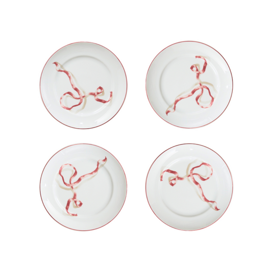Ribbon Dessert Plates