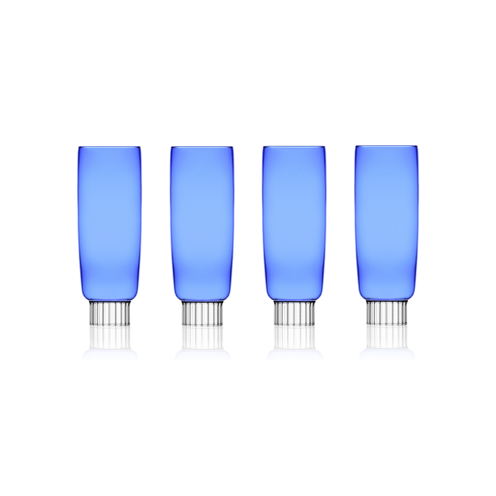 Curved Champagne Flutes