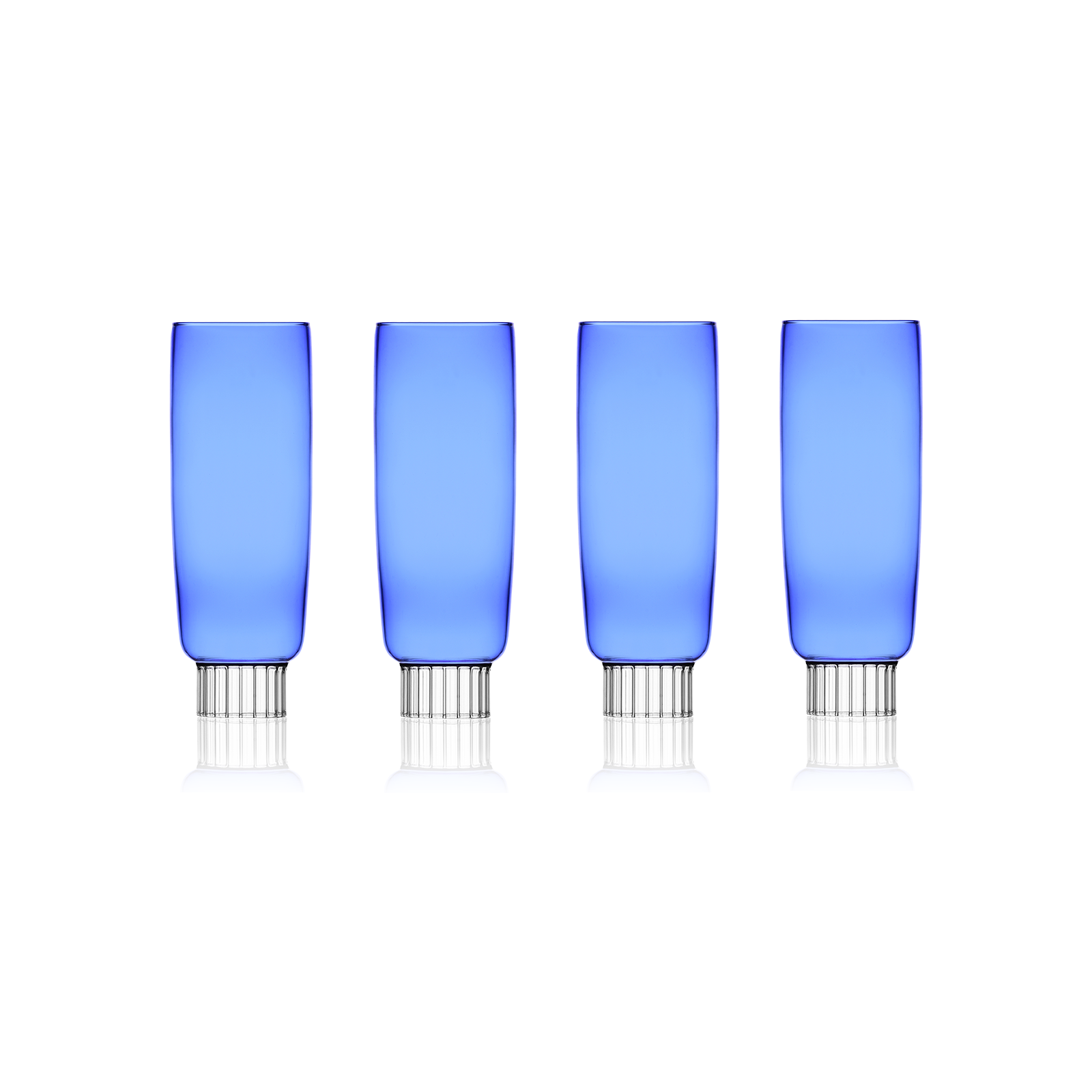 Curved Champagne Flutes