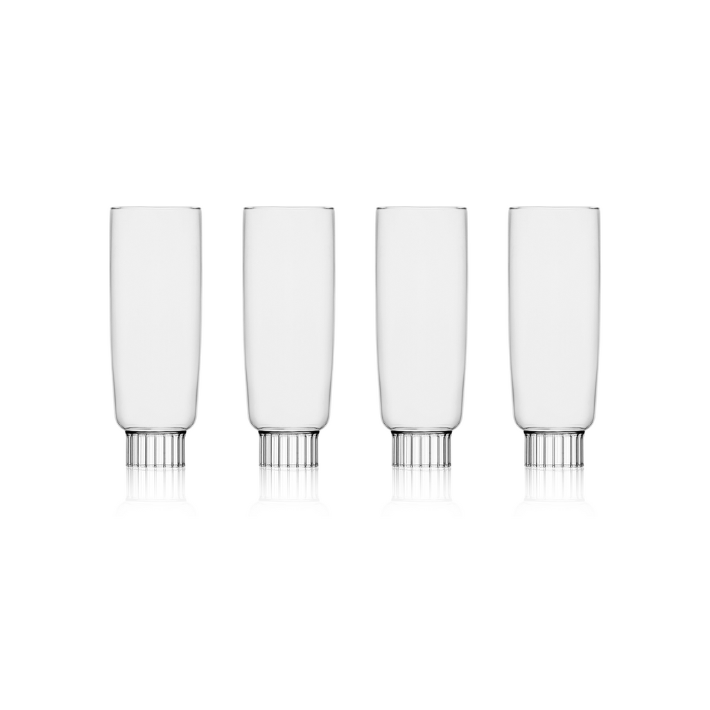 Curved Champagne Flutes