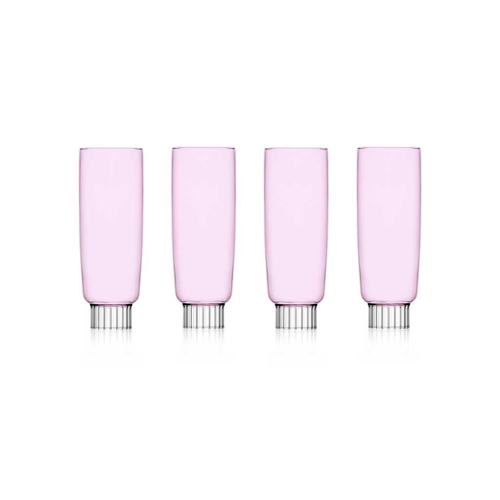 Curved Champagne Flutes