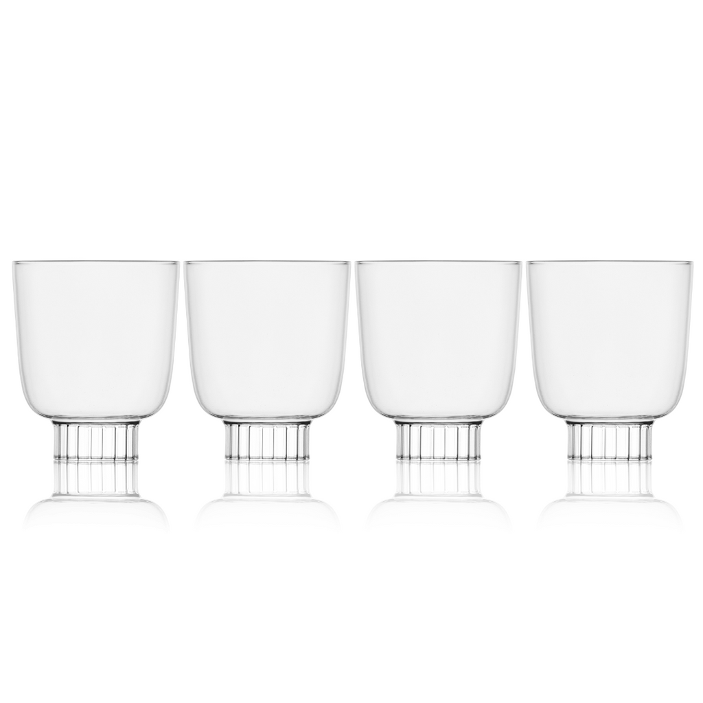 Curved Goblet Cocktail Glasses