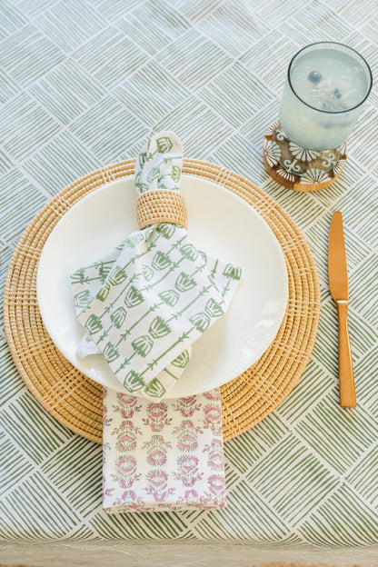 Protea Dinner Napkins Set | Sage & Lilac The Mended Company