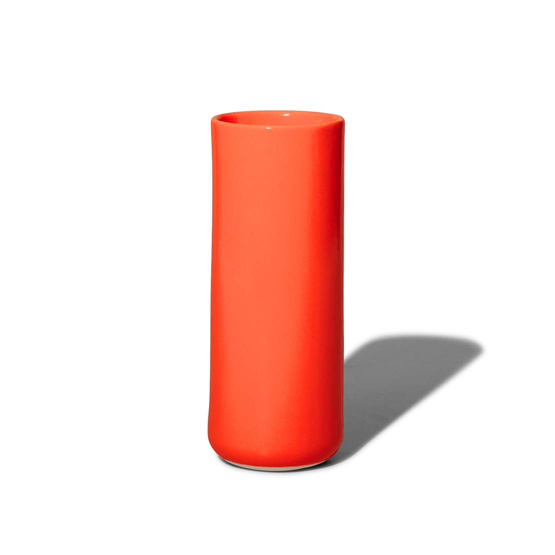 Tall Ceramic Vase in Persimmon