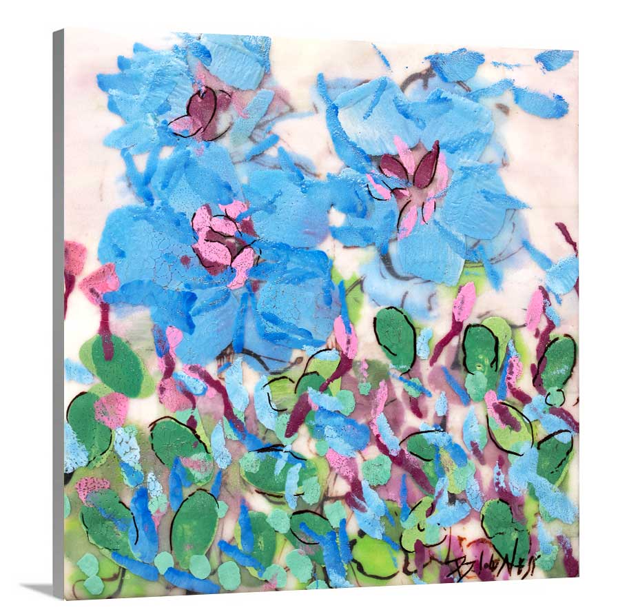 Three Posies I | Open Edition Canvas Print Print Sorelle Gallery Fine Art
