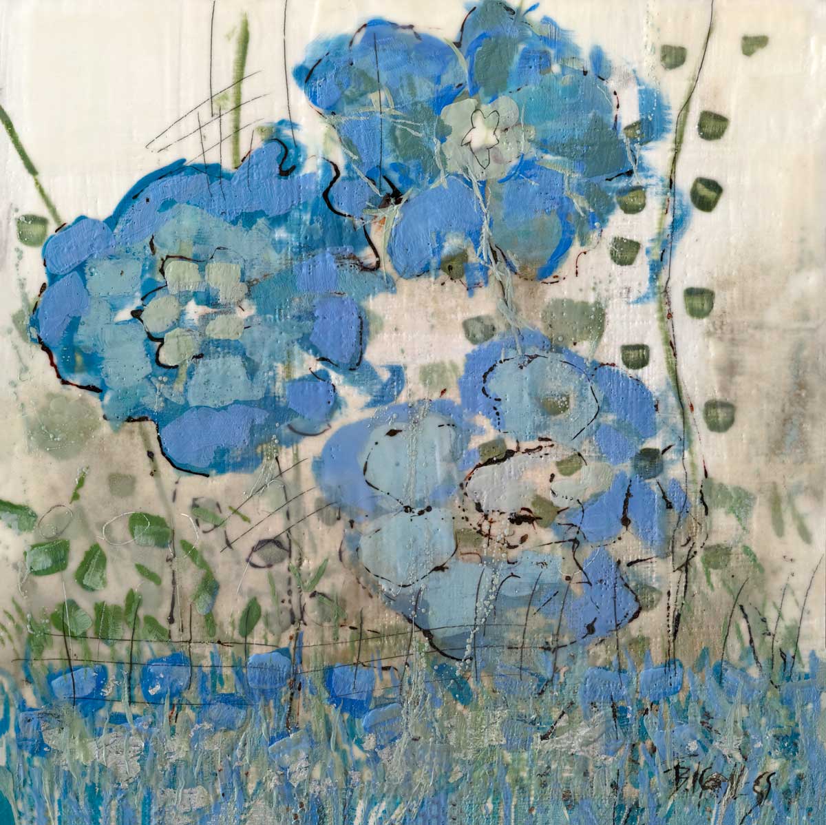 Three Posies | Open Edition Canvas Print Print Sorelle Gallery Fine Art