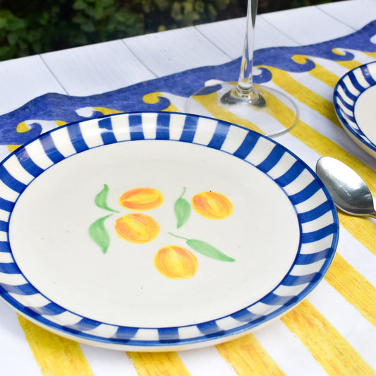 Ceramic Clemente Dessert Plate | Set of 4 Plate Casa Amarosa