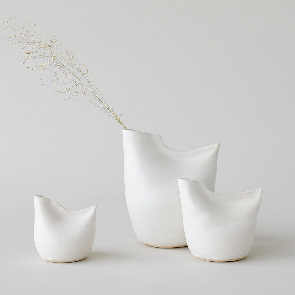 White Bird Vase