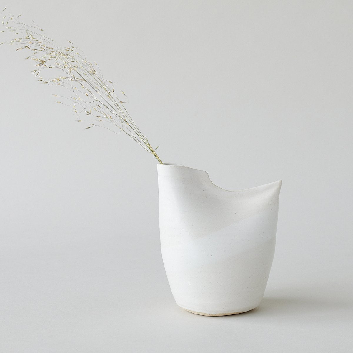 White Bird Vase