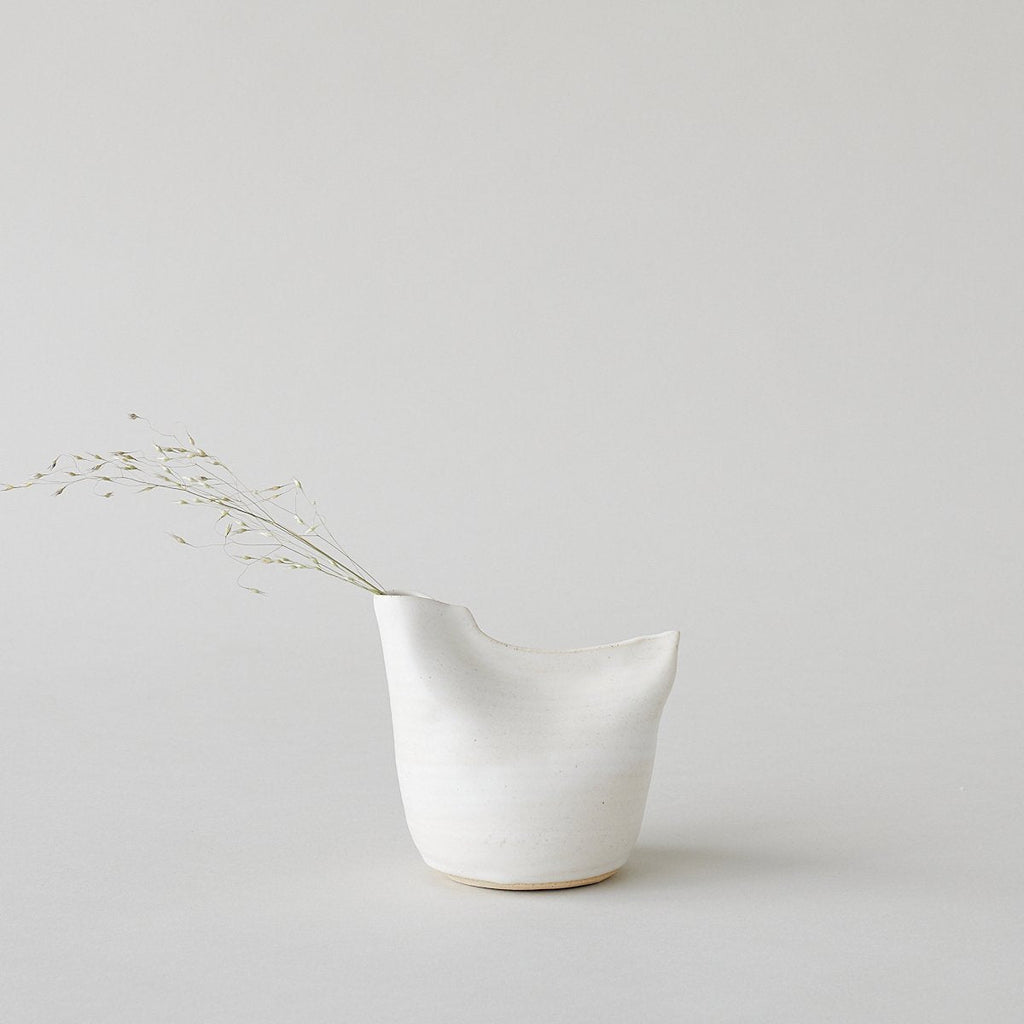 White Bird Vase