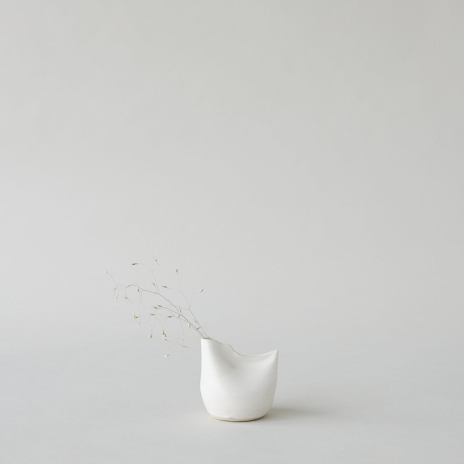 White Bird Vase
