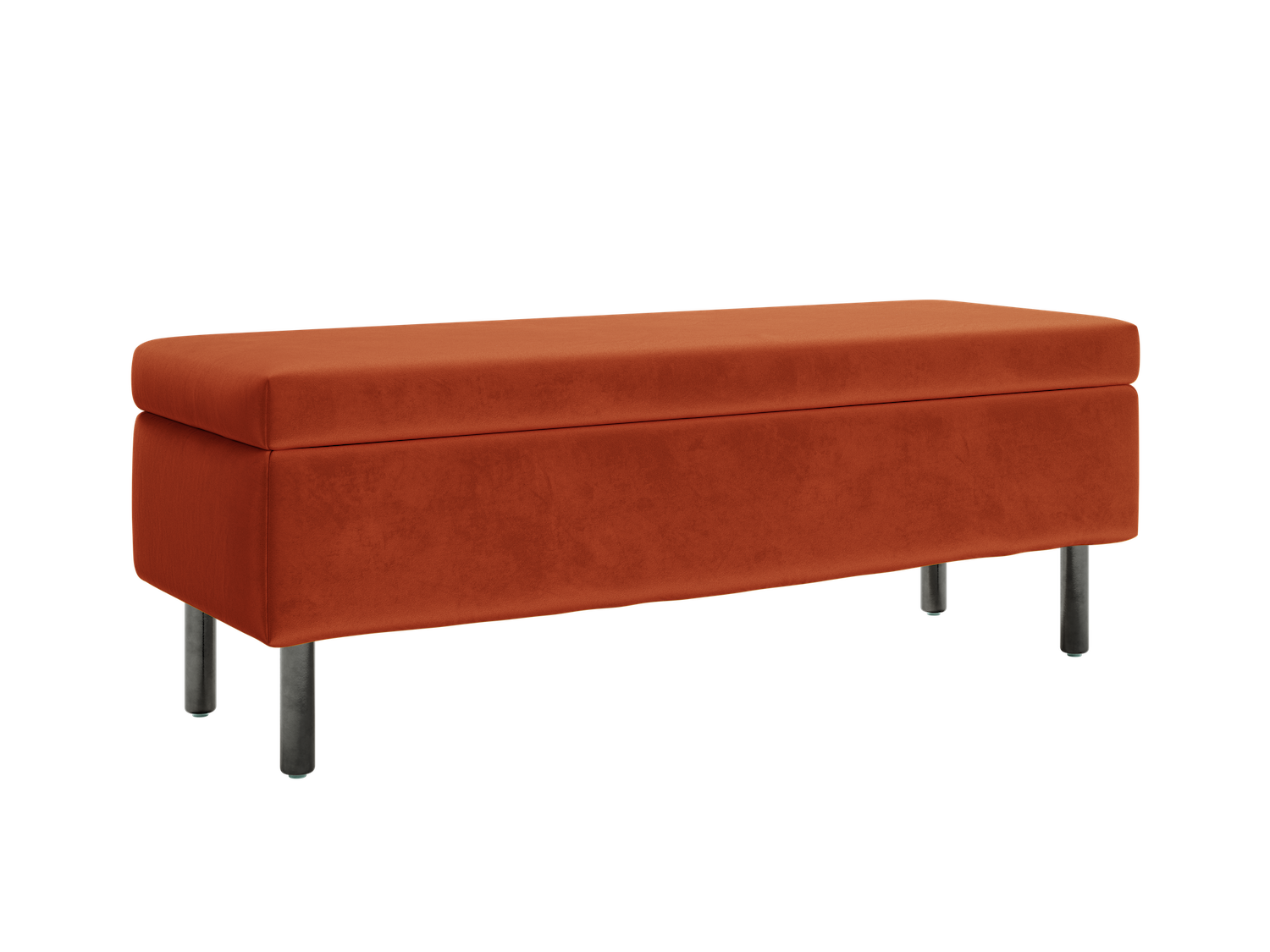The Essential Storage Bench in Recycled Velvet