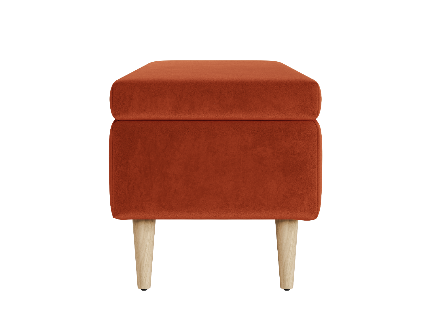 The Essential Storage Bench in Recycled Velvet